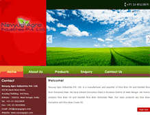 Tablet Screenshot of navyugagro.com